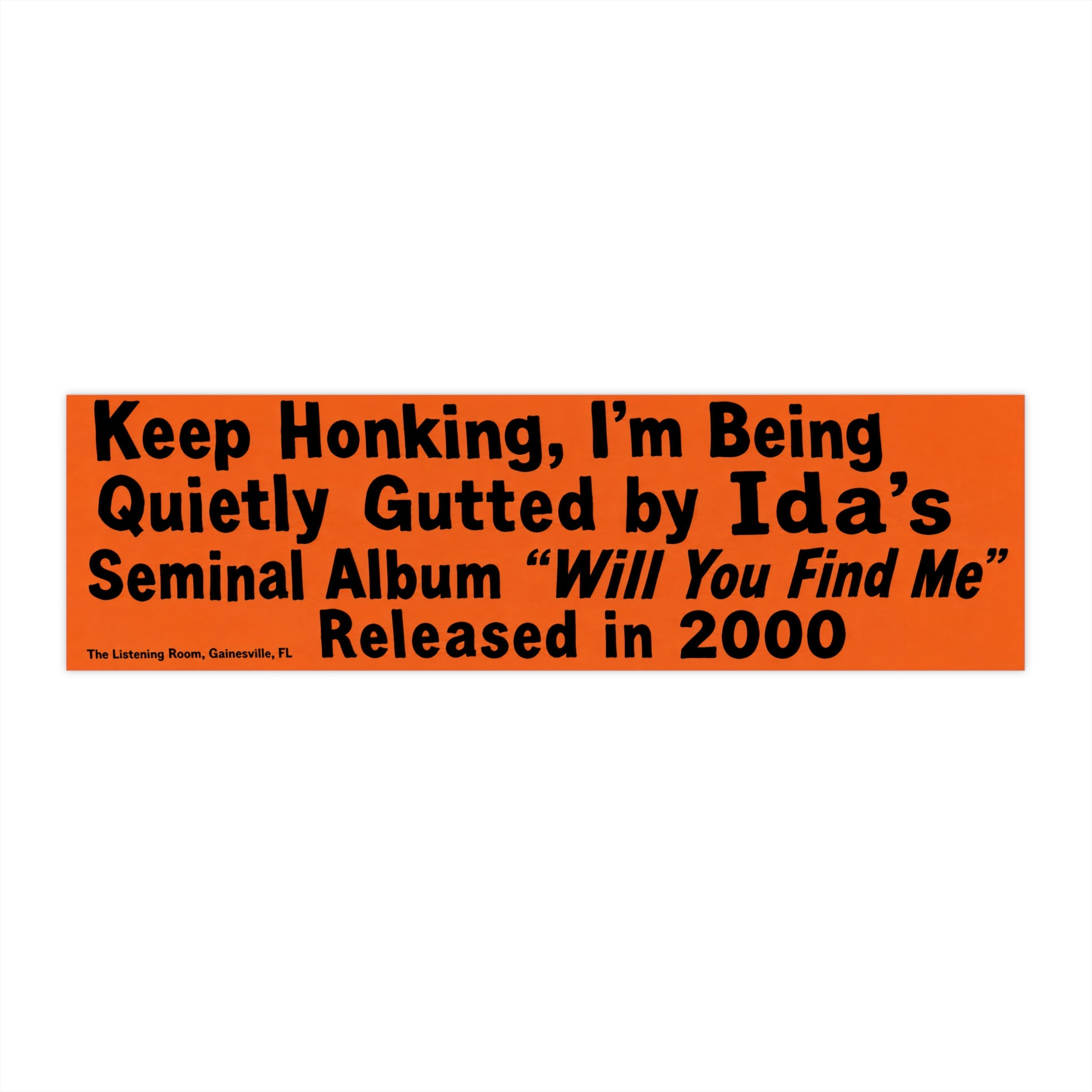 Ida Bumper Sticker