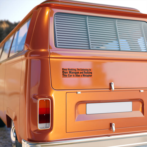 Dan Mangan Bumper Sticker