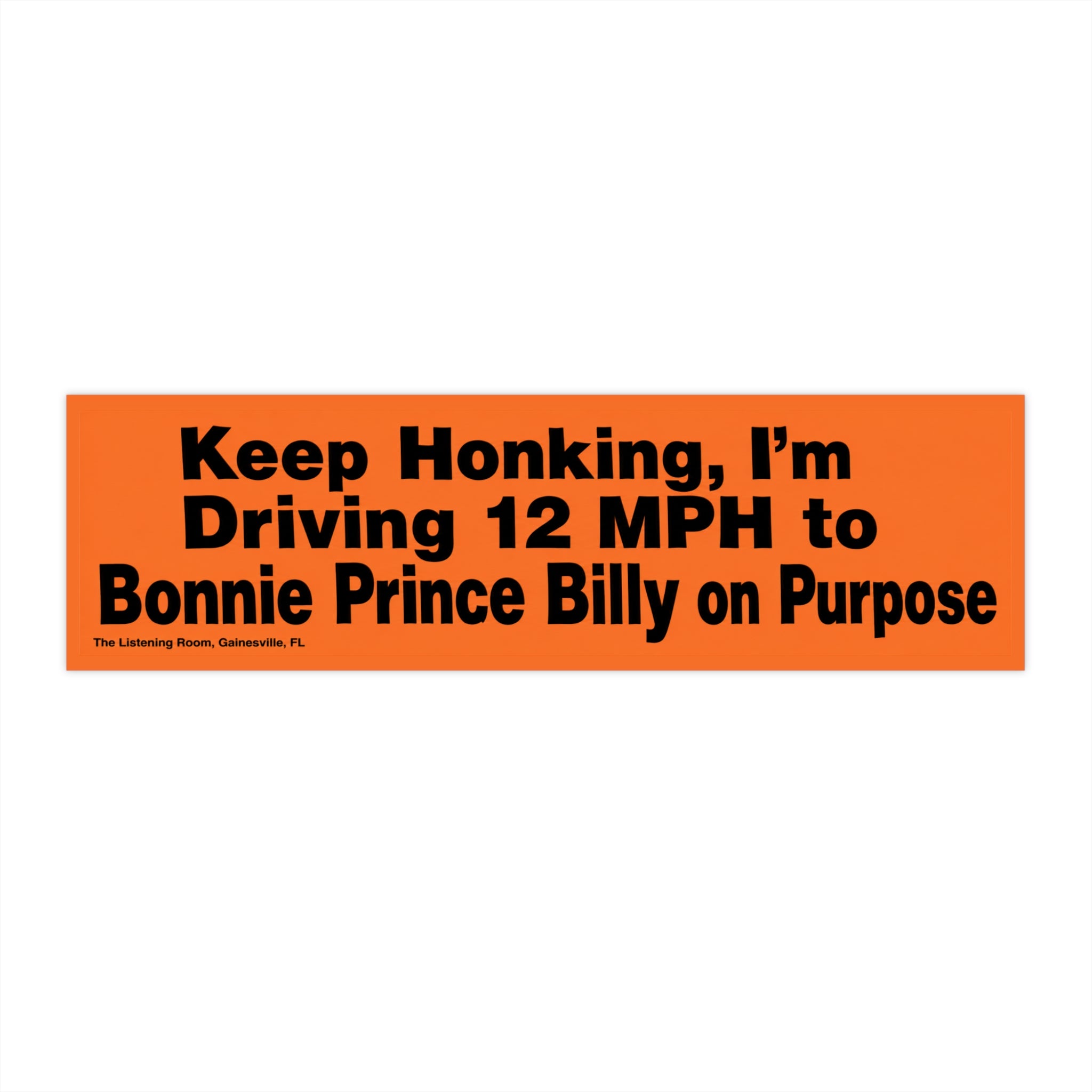 Bonnie Prince Billy Bumper Sticker